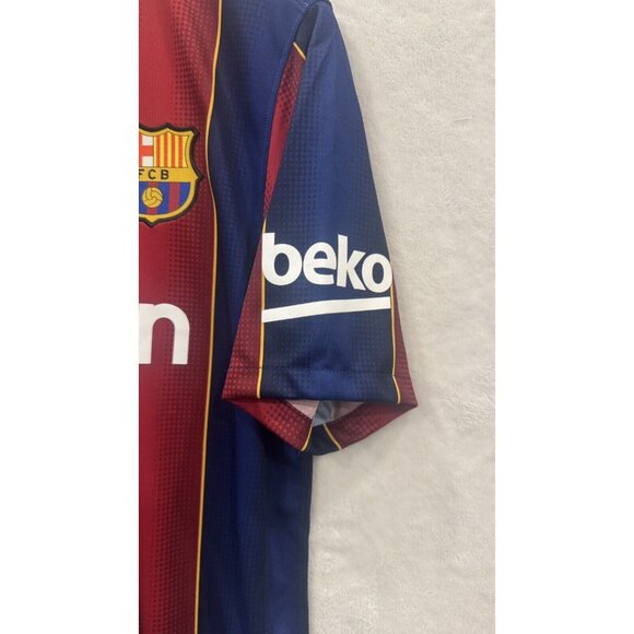 Nike F.C. Barcelona 2020/21 Stadium Home Men's Jersey Size Medium - Picture 5 of 11